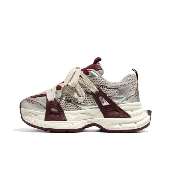 RENBEN Breathable Lightweight Height Increasing Low Top Chunky Sneakers Women's