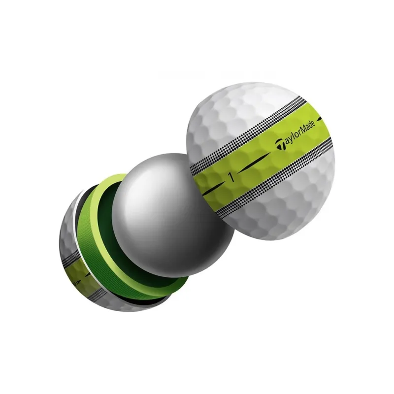 TAYLORMADE Golf Ball Unisex White Green-3