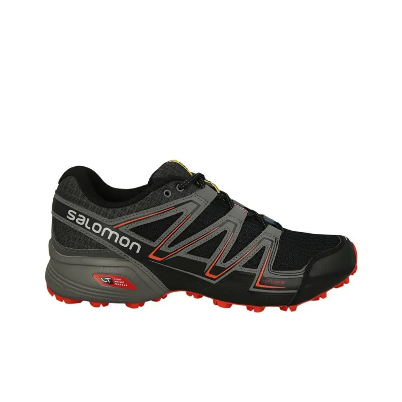 SALOMON Speedcross Vario Anti Slip Wear Resistant Low Top Trail Running Shoes Men's Black-1