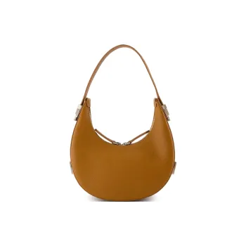 OSOI Calfskin Shoulder Bag Women's Camel Brown
