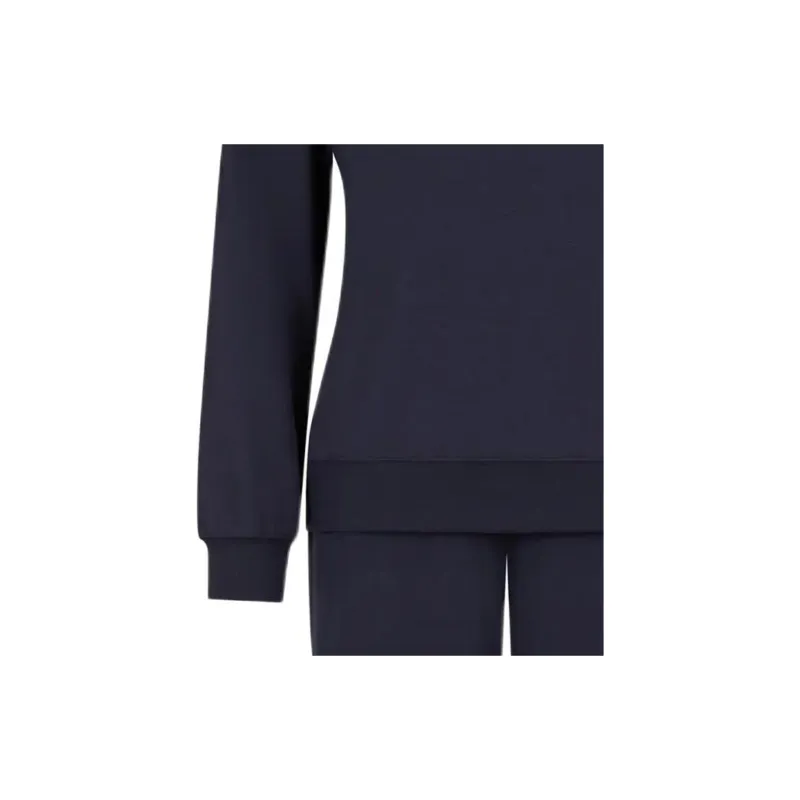EMPORIO ARMANI Interlock Jersey Sweatshirt And Trouser Pyjamas With Logo-3