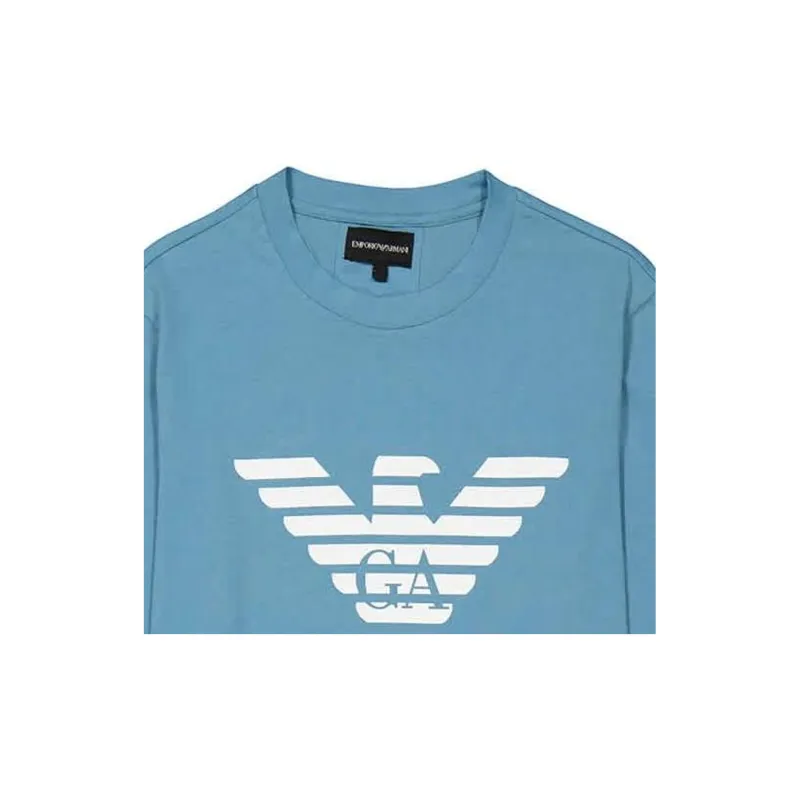 EMPORIO ARMANI T Shirt Men's Sky Blue-2
