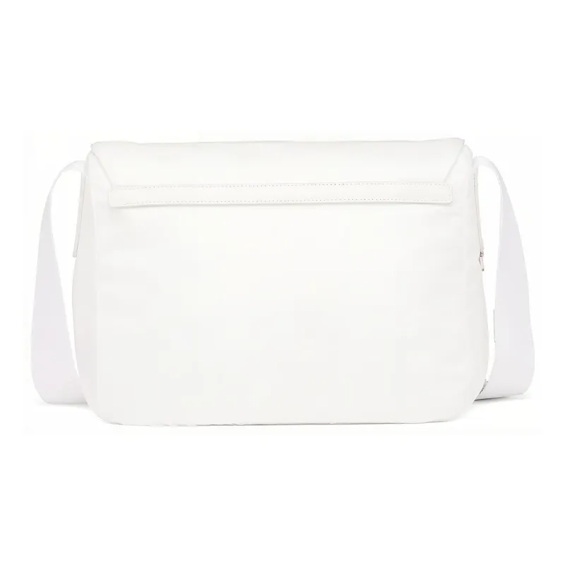 PRADA Re-Edition Recycled Nylon Patchwork 2-in-1 Messenger Bag Shoulder Bag Crossbody Bag Medium Size Unisex White-2