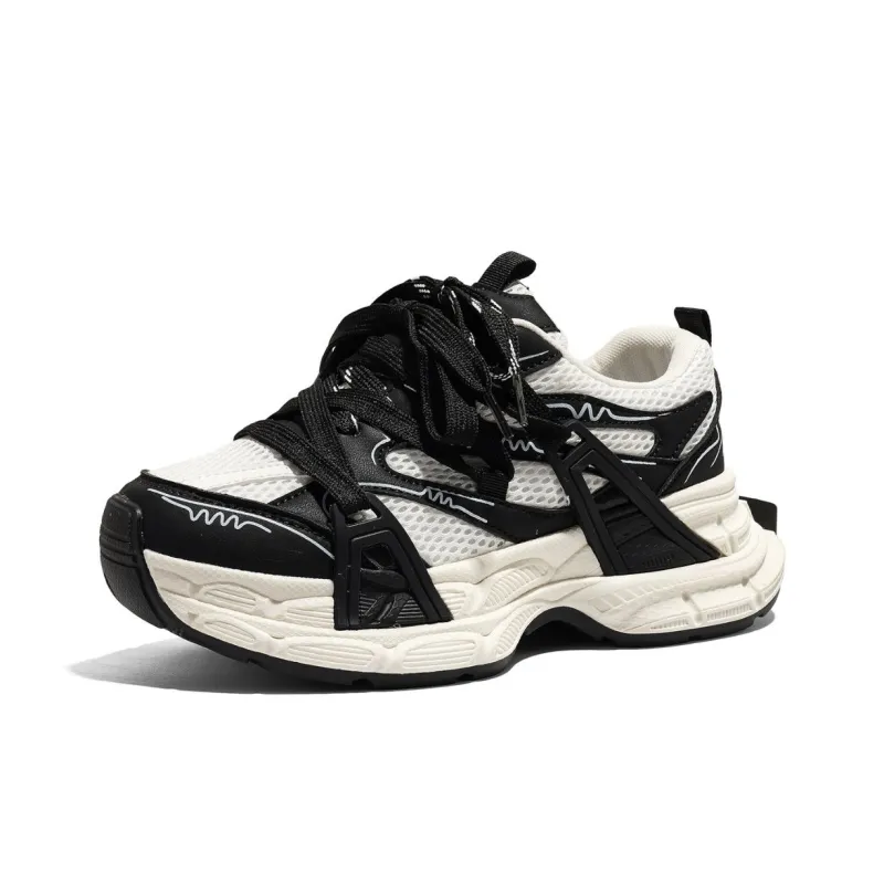 RENBEN Breathable Lightweight Height Increasing Low-Top Chunky Sneakers Women's-6