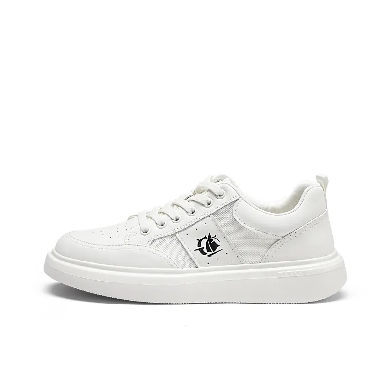 HLA Skateboard Shoes Men Low Top Bleached-0