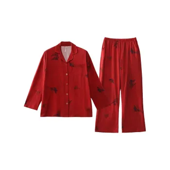 GOSO Pajama Set Women's Burgundy