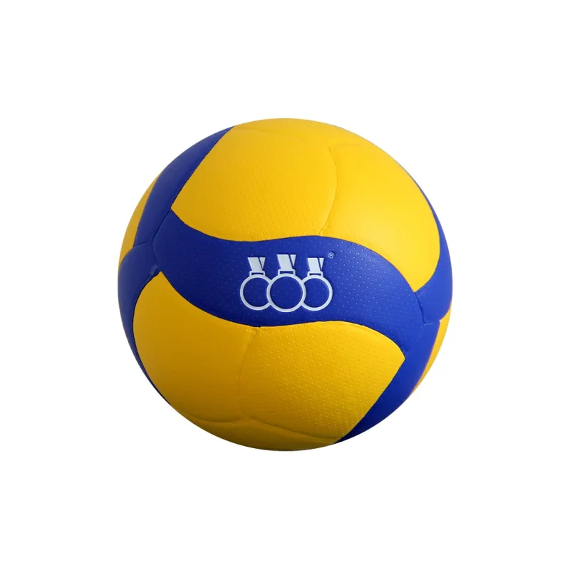 THREEHUAN PU Abrasion Resistant Size 5 Volleyball Unisex Blue Yellow-1
