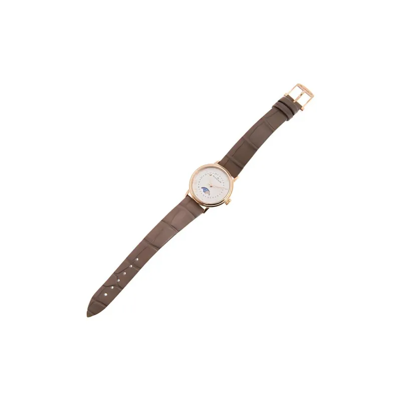 BLANCPAIN VILLERET Automatic Mechanical Movement Women's Watch Watch 29.20mm White Dial Leather Strap-2