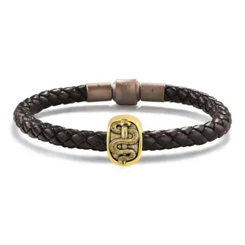 YASHENGZHUBAO Gold Bracelet Men