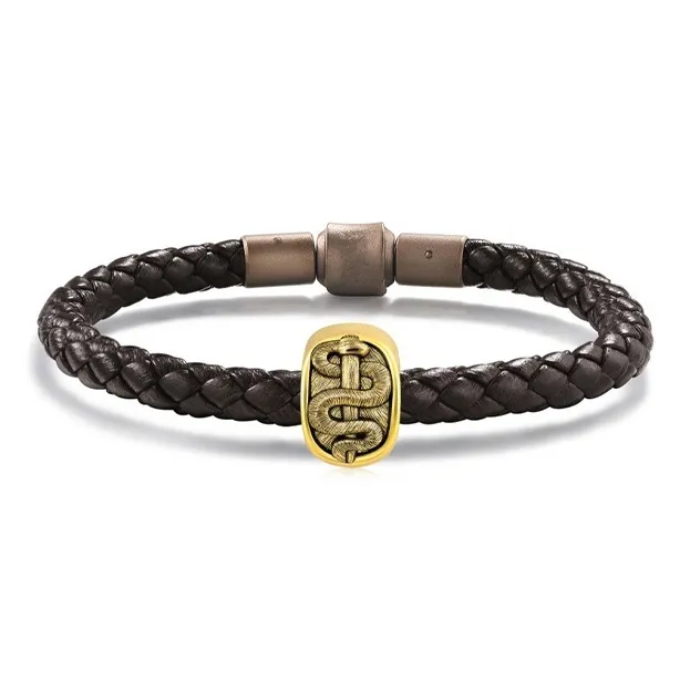 YASHENGZHUBAO Gold Bracelet Men-0