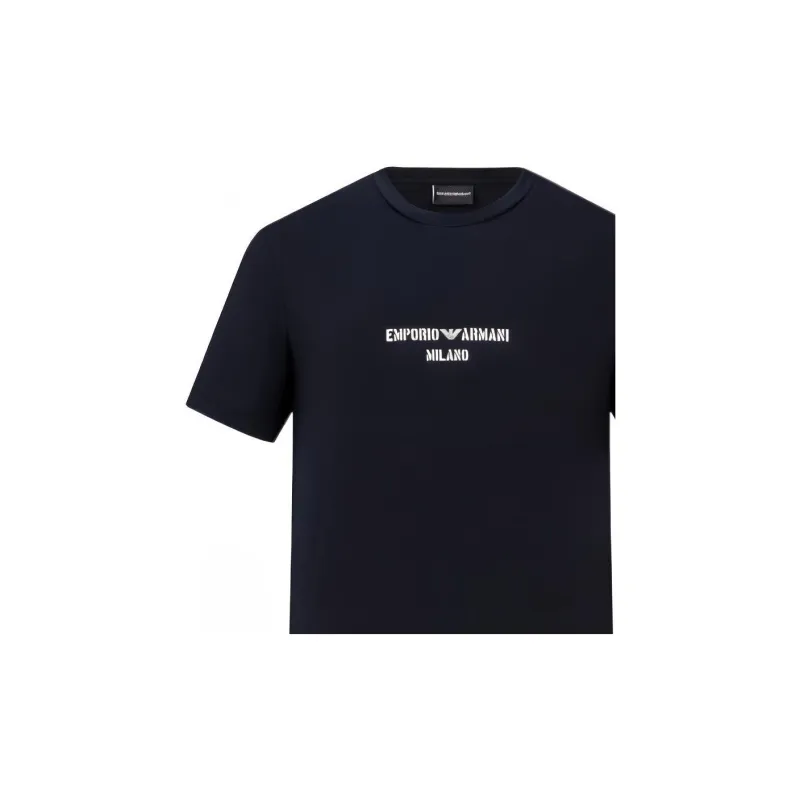 EMPORIO ARMANI SS22 T Shirt Men's Navy Blue-3