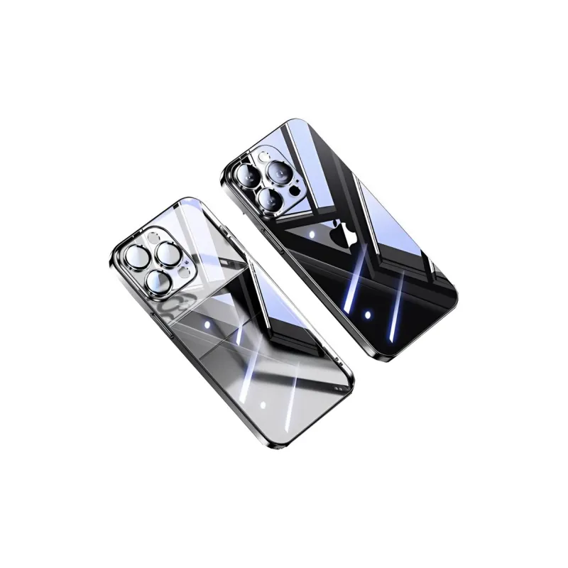 Lisen CGS Glass Material Impact-Resistant Phone Cases Compatible With IPhone 16/15/14/13/Pro/Pro Max Minimalist-3
