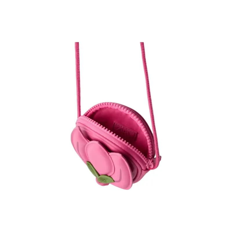 ZARA Polyurethane Crossbody Bag Women's Pink-3