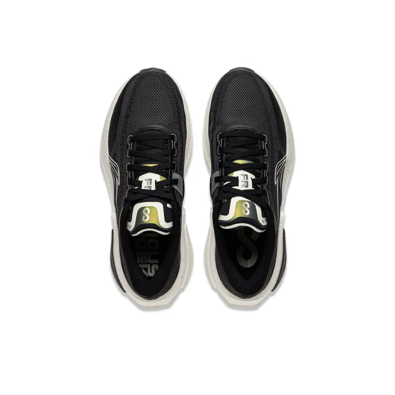 LiNing Liuliu 8 Cushioned Slip-Resistant Abrasion-Resistant Breathable Low-Top Running Shoes Women's Black-3