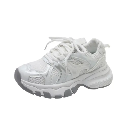 Be Good The Stars Shine Anti Slip And Wear Resistant Lightweight Height Increasing Low Top Chunky Sneakers Women's