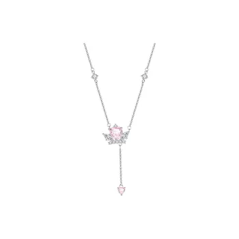 Regalrose 925 Sterling Silver Necklaces Women's Silver