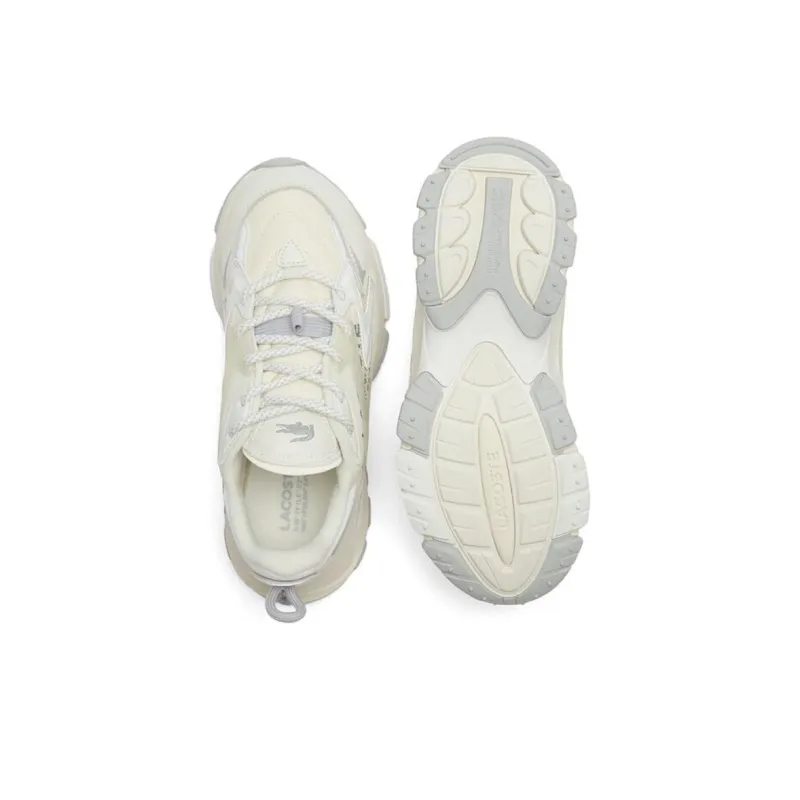 LACOSTE L003 Slip Resistant Low Top Casual Shoes Women's Beige-3
