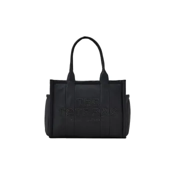 MARC JACOBS Nylon Tote Bag Shopping Bag Shoulder Bags Large Size Women's Black