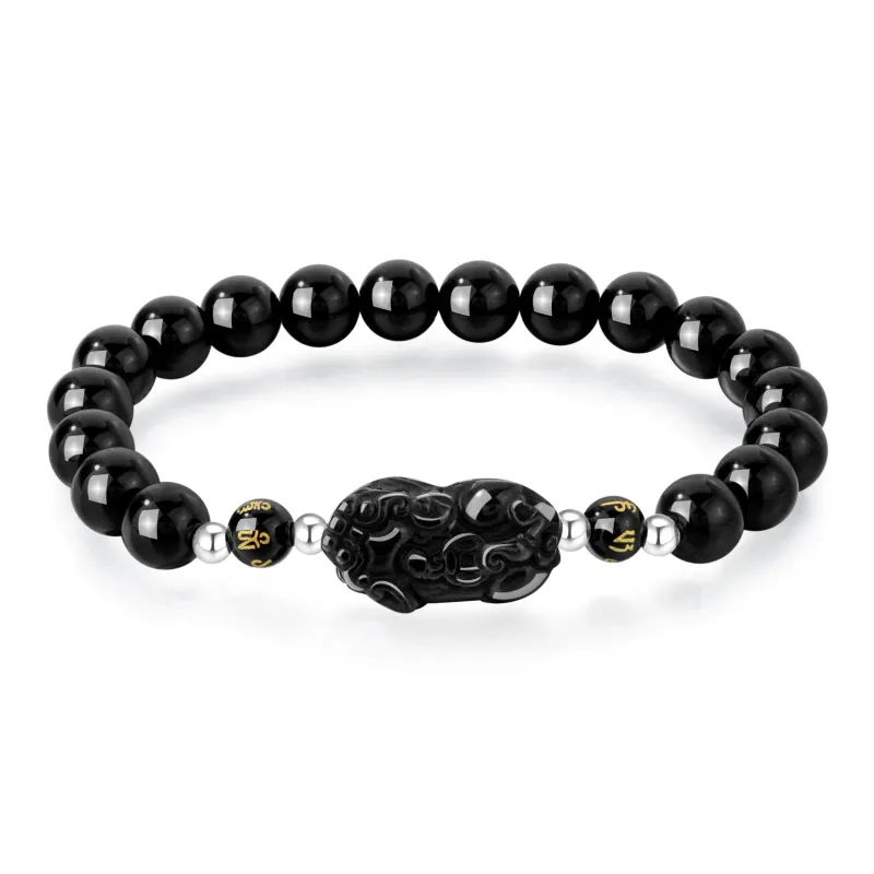 Lao Feng Xiang Obsidian Bracelets Unisex-6