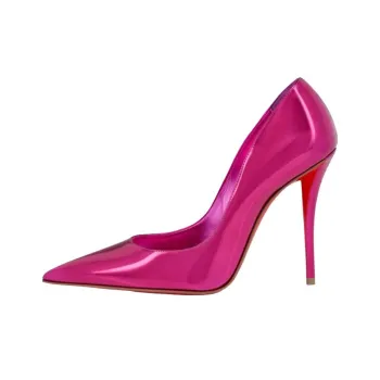 Christian Louboutin Miss Z 100mm Pump Billy Laminated Calf Leather Women's