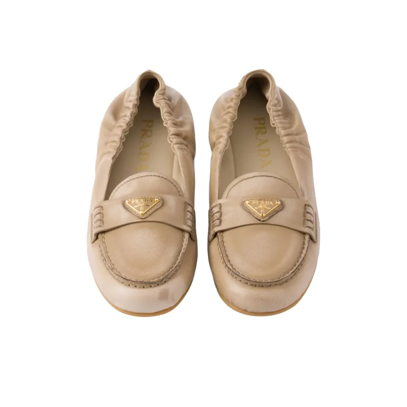 PRADA Loafers Women's Brown-3
