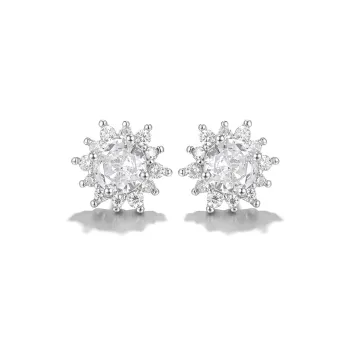Clect Synthetic Cubic Zirconia Stud Earrings Women's