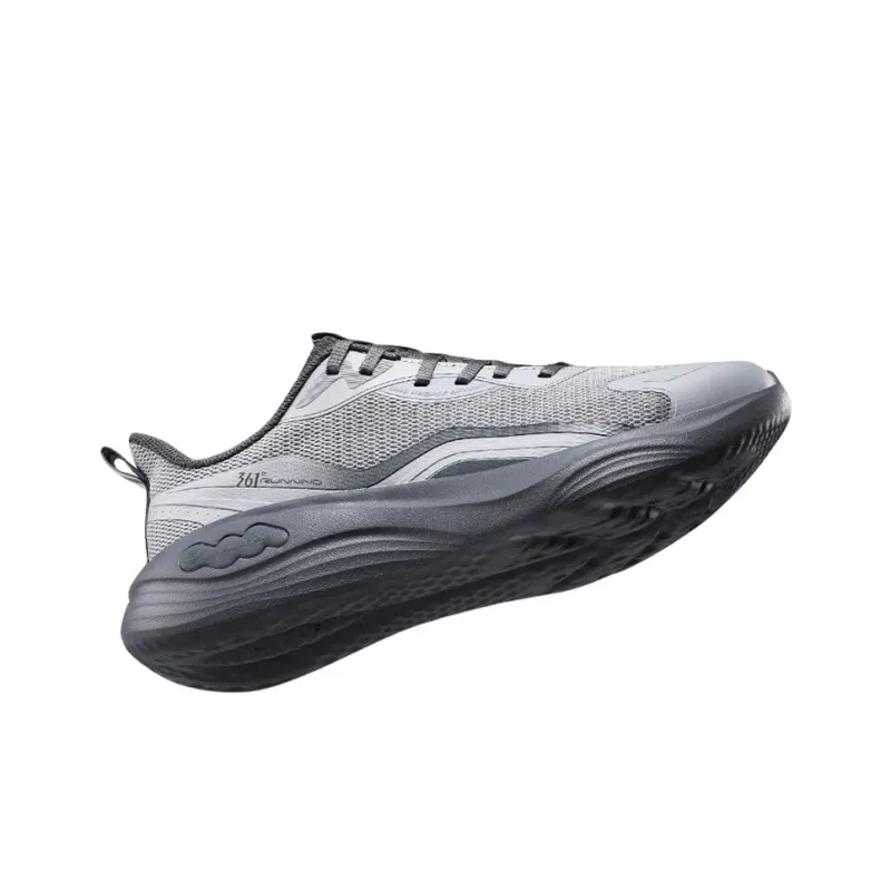 361° Slip-Resistant Lightweight Breathable Low-Top Sprint Running Shoes Men's Gray-1