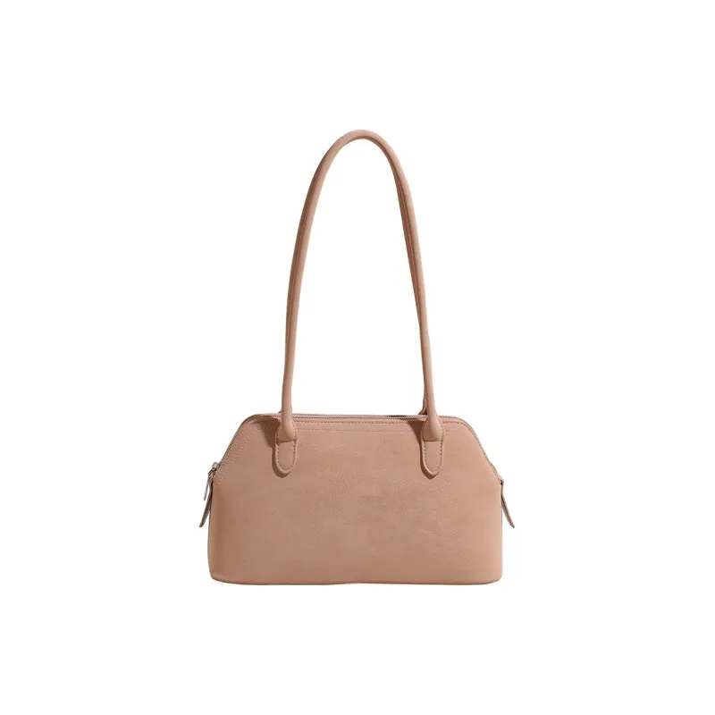 Yalu PU One Shoulder Handbag Women's Black/Caramel/White/Pink-7