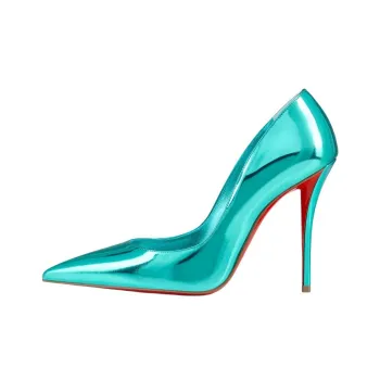 CL LUBOTING Miss Z Slim Heel High Heels 10cm Women's Blue