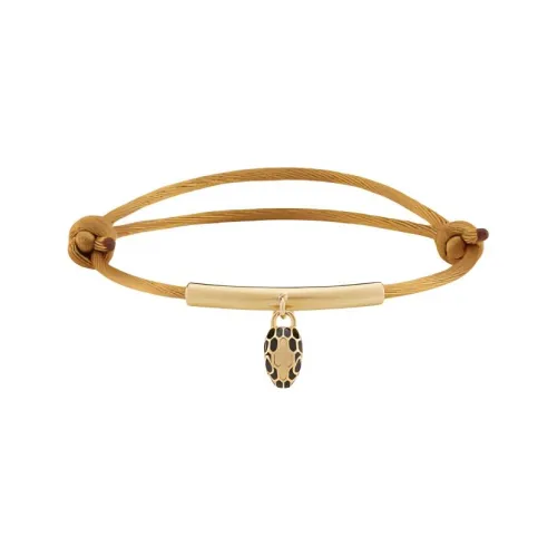 BVLGARI Serpenti Forever Series Fabric Gold Bracelet Unisex
