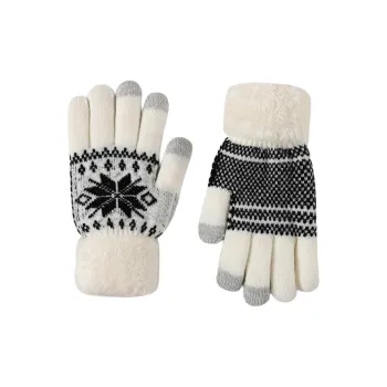 NANJIREN Touchscreen Available Knit Gloves Unisex