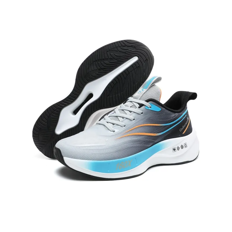 Gaius Durant Non-slip Wear-resistant Impact-resistant Low-Top Training Running Shoes Unisex Gray Blue-1