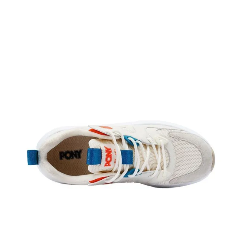 PONY Anti Slip Wear Resistant Low Top Casual Running Shoes Men's Beige-2
