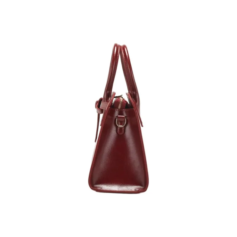 PAYOT Microfiber Synthetic Leather Wedding Bag One Shoulder Crossbody Portable Regular Women's Black/Coffee/Burgundy-10