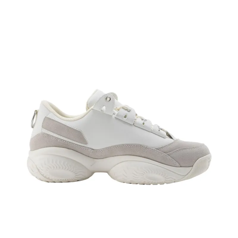 ADRER x FILA Provenance Cushioning Wear Resistant Low Top Casual Shoes Women's Silver Gray-1