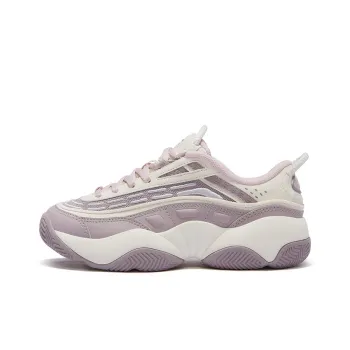 FILA FUSION FIRE Anti Slip Wear Resistant Low Top Basketball Shoes Women's Gray White