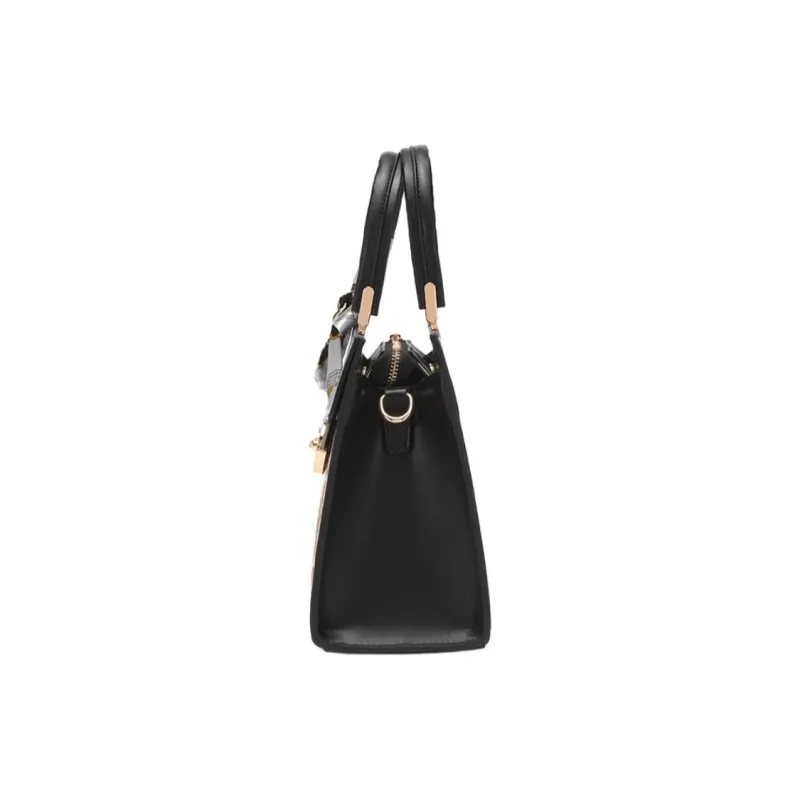 PAYOT Microfiber Synthetic Leather Wedding Bag Shoulder Bag Crossbody Bag Handbag Regular Women's Black-3