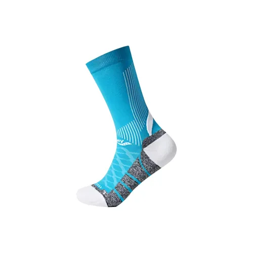 Saucony Knee-High Socks Unisex 1 Pack Fluorescent Blue