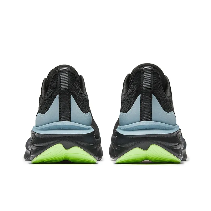 Anta Rebound Height Increasing Lightweight Low Top Casual Running Shoes Men's Black-3