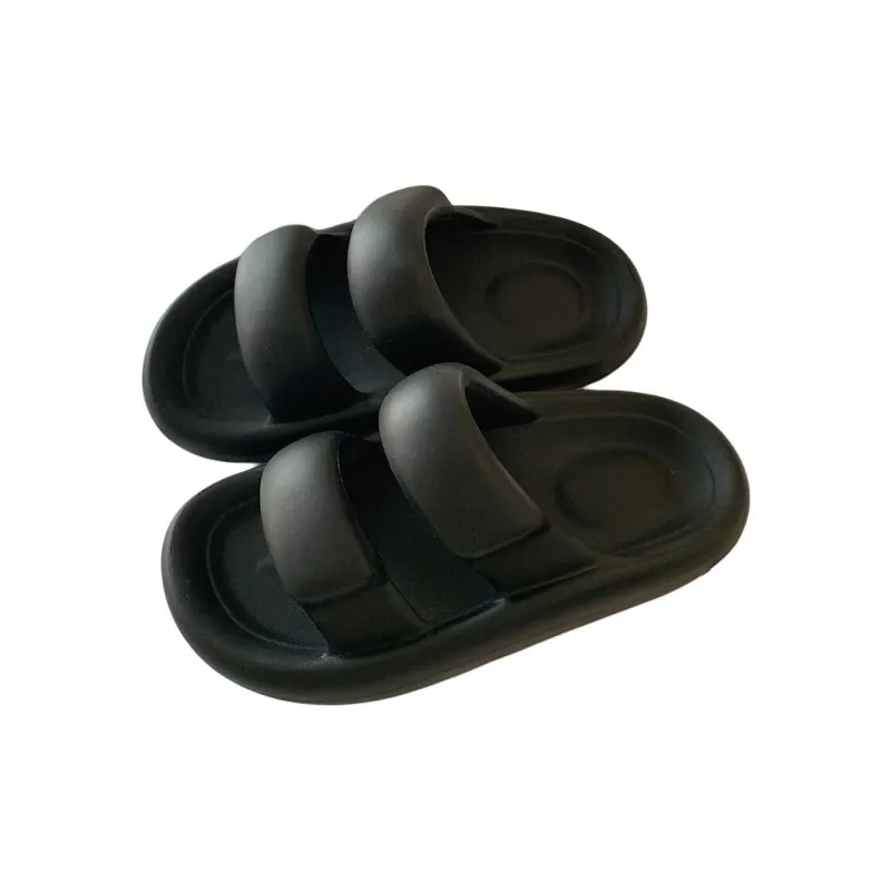 Thin Strips Slippers Unisex, Milk White-8