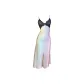 Milk White Long Skirt (with Pads)
