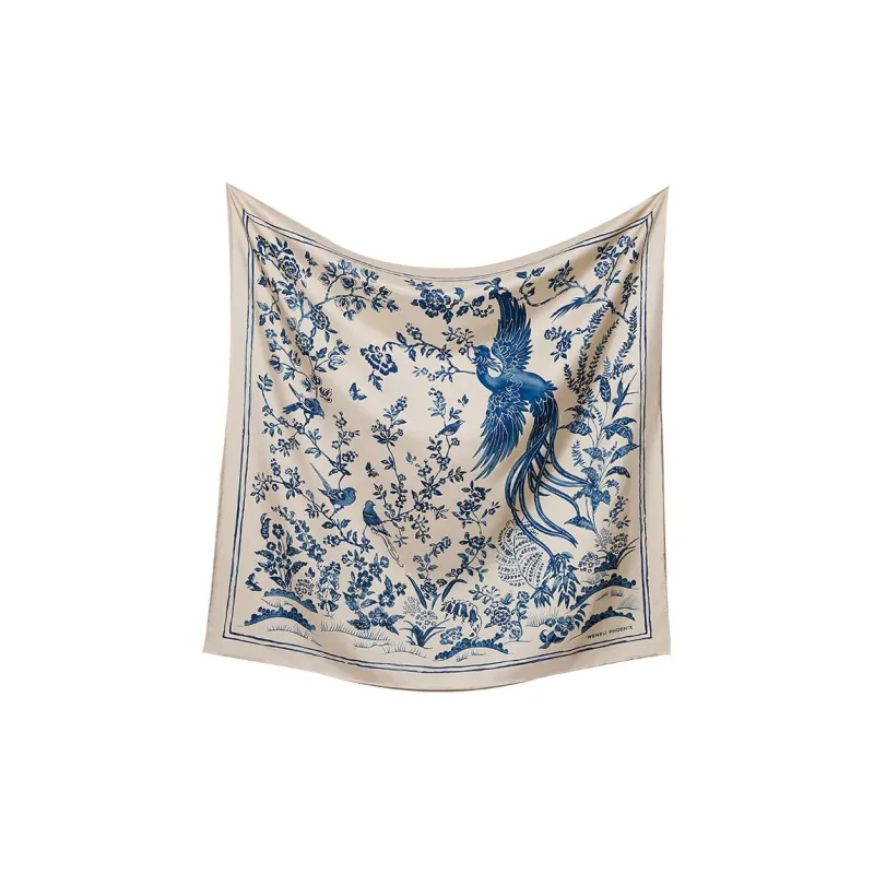 WENSLI Mulberry Silk Scarves Unisex-0