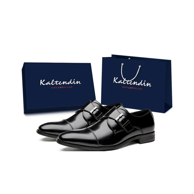 Kaltendin Classic Business Versatility Commute Everyday Comfort Dress Shoes Men's-0
