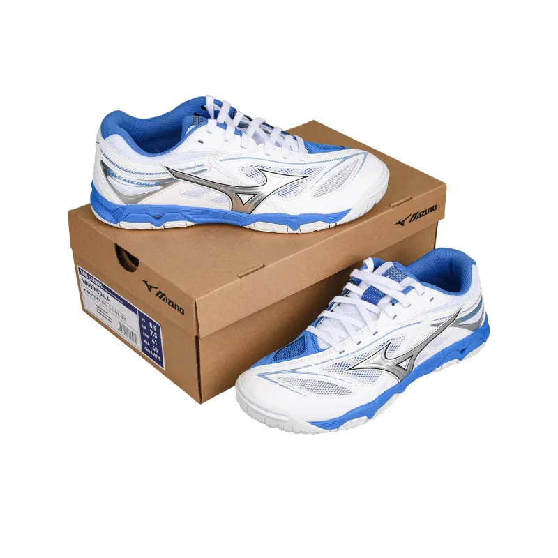 Mizuno Cushioning Low Top Training Shoes Unisex Peacock Blue-4