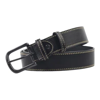 Warrior Cow Split Leather Belt Unisex 3.5cm