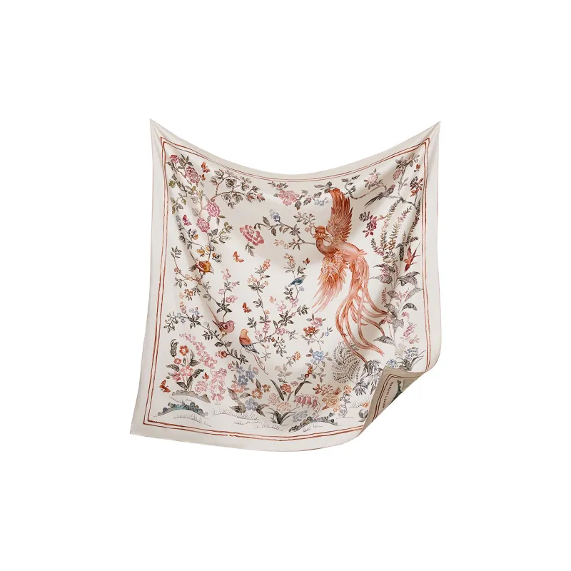 WENSLI Silk Scarves Unisex-0
