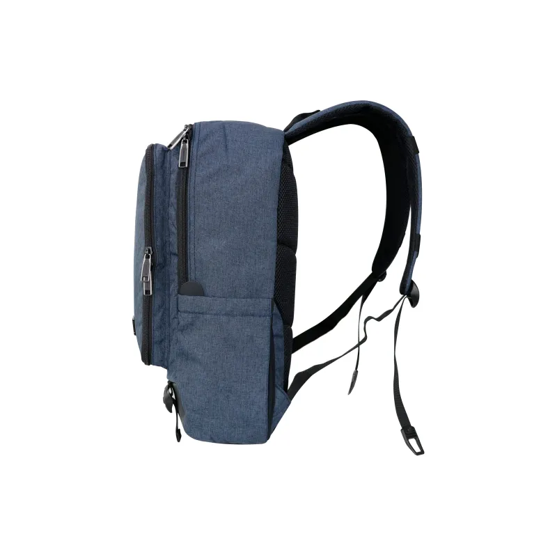 SUISSEWIN Polyester Laptop Bag Backpack Regular Unisex Black Gray/Black Blue/Light Gray-8