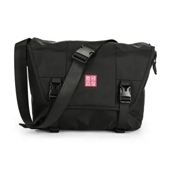 361° Polyester Crossbody Messenger Bag, Shoulder Bag Regular Unisex Black