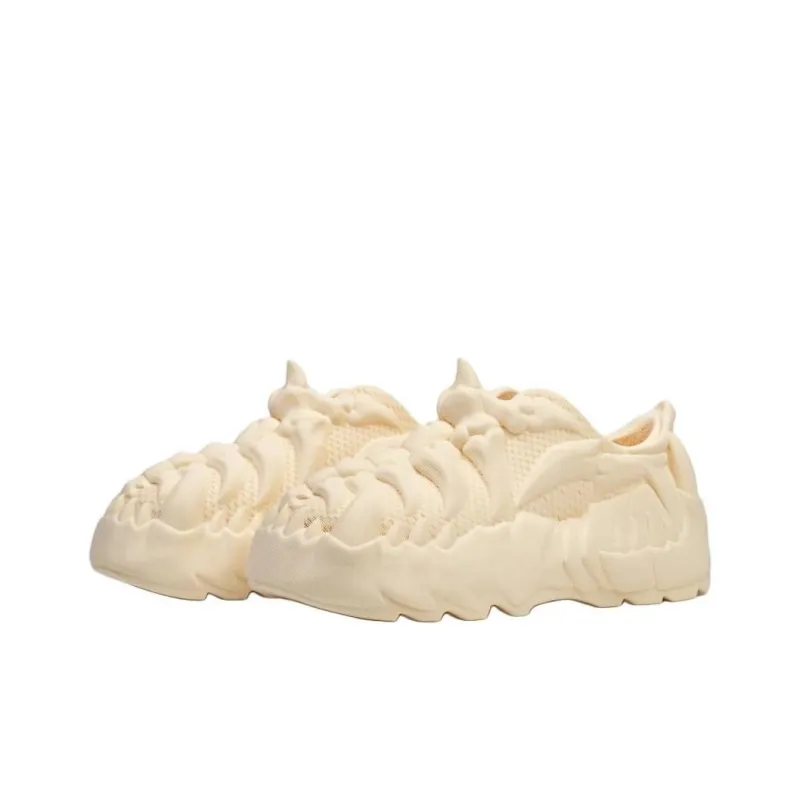 RTFKT’s MNLTH x Nike Anti-Slip Wear-Resistant Low-Top Casual Shoes Unisex Beige-1