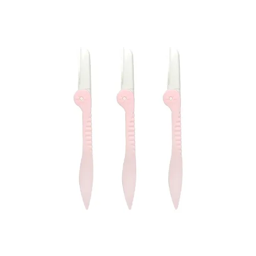 JIAOXUEFEI Portable Safety Precision Eyebrow Razor Scissors And Comb Set